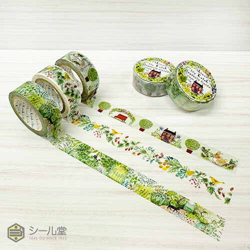 SEAL-DO Shinzi Katoh Washi Tape - My Heavenly Garden - Country Garden