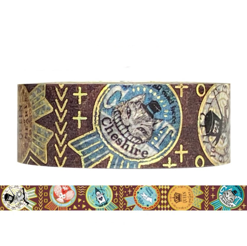 SEAL-DO Shinzi Katoh Washi Tape - Mysterious Alice - Ribbon