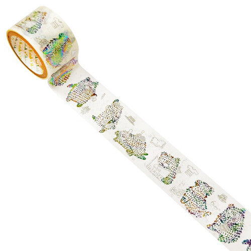 SEAL-DO Shinzi Katoh - 27mm Wide Washi Tape - Que Sera Sera (Bears)