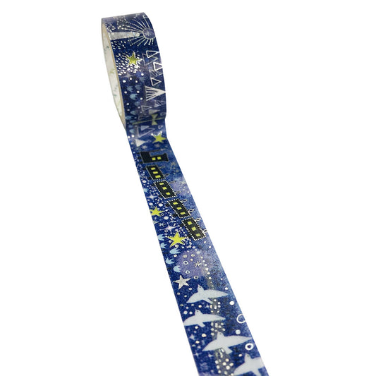 SEAL-DO Shinzi Katoh Washi Tape - Phantom Light Museum Series 1 - Night on the Galactic Railroad 1
