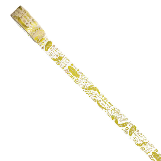 SEAL-DO Shinzi Katoh Washi Tape - Starlight Series - Golden Feather