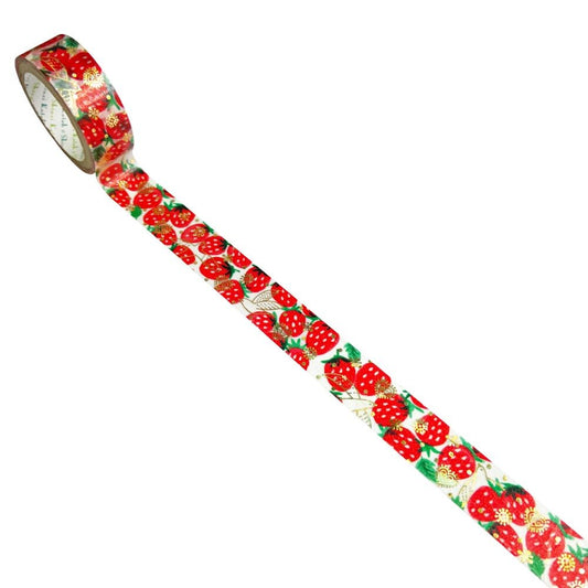 SEAL-DO Shinzi Katoh Washi Tape - Strawberry and Bird