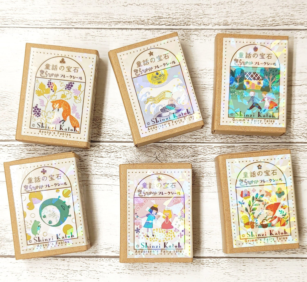 SEAL-DO Shinzi Katoh - Fairy Tales Flake Stickers - Grimm's Fairy Tales 2