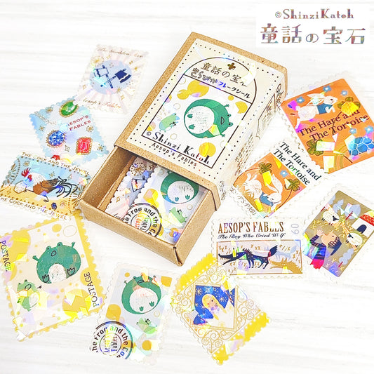 SEAL-DO Shinzi Katoh - Fairy Tales Flake Stickers - Aesop's Fables 2