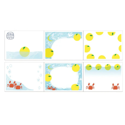 SEAL-DO Shinzi Katoh Sticky Notes Roll - Yamanashi (Mountain Pear)