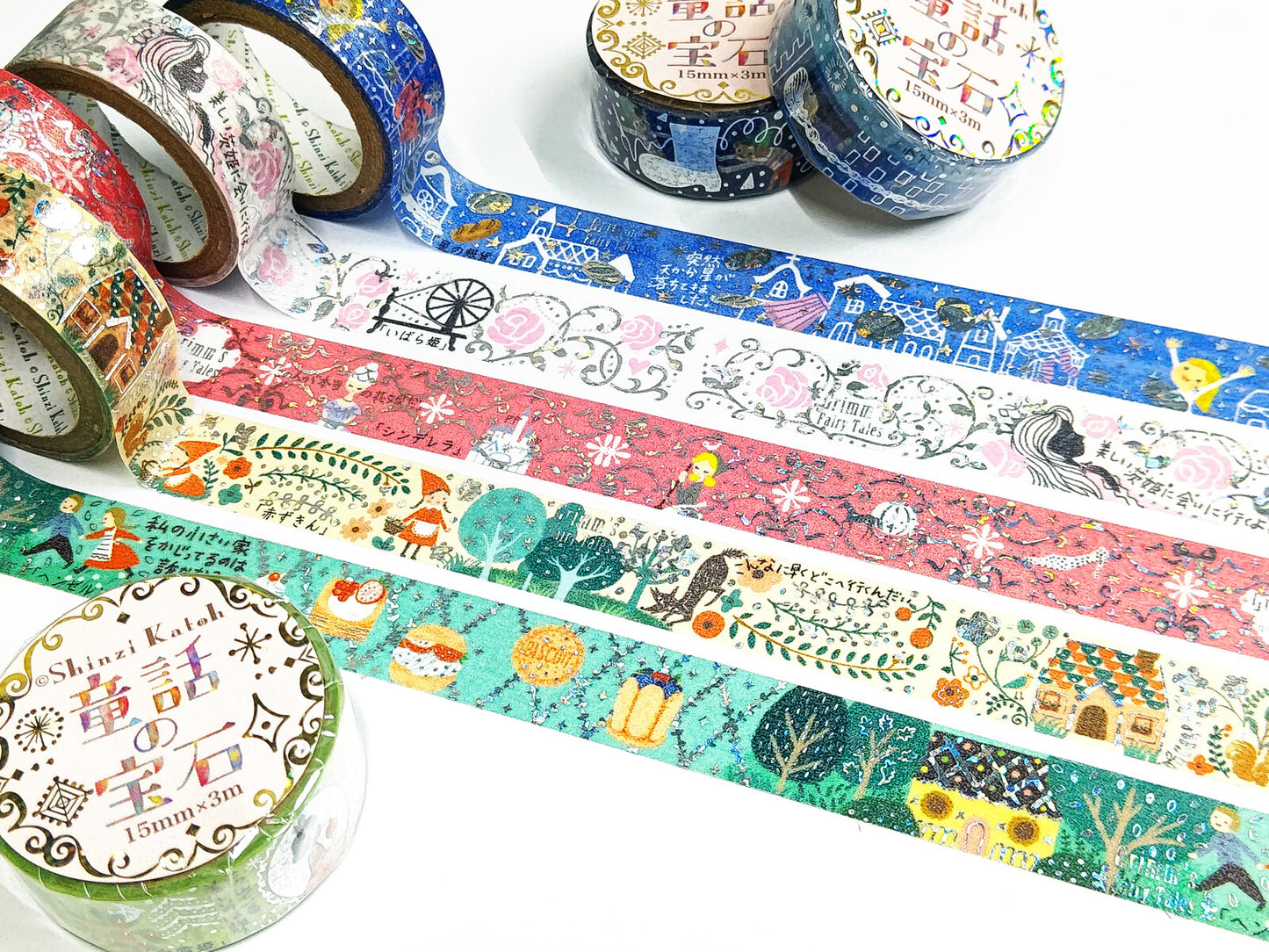 SEAL-DO Shinzi Katoh Washi Tape - Grimm's Fairy Tales - Town Musicians of Bremen