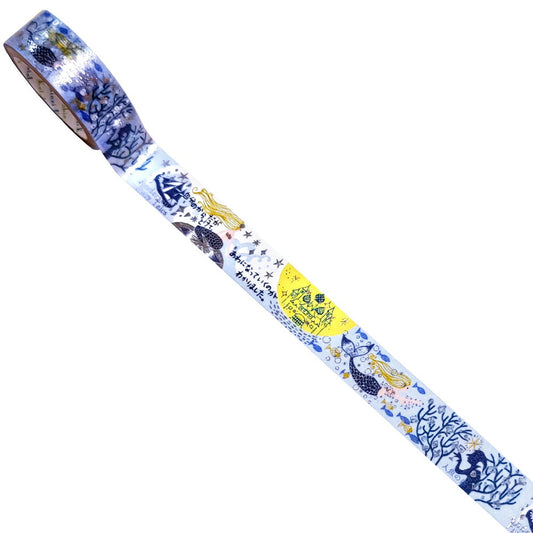 SEAL-DO Shinzi Katoh Washi Tape - Andersen's Fairy Tales - The Little Mermaid