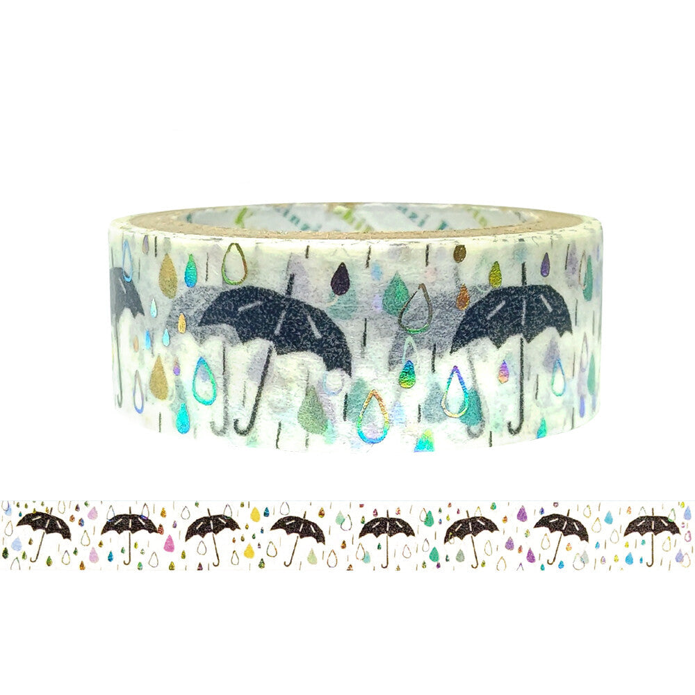 SEAL-DO Shinzi Katoh - Washi Tape - Rainbow Foil Series - Rainbow Rain