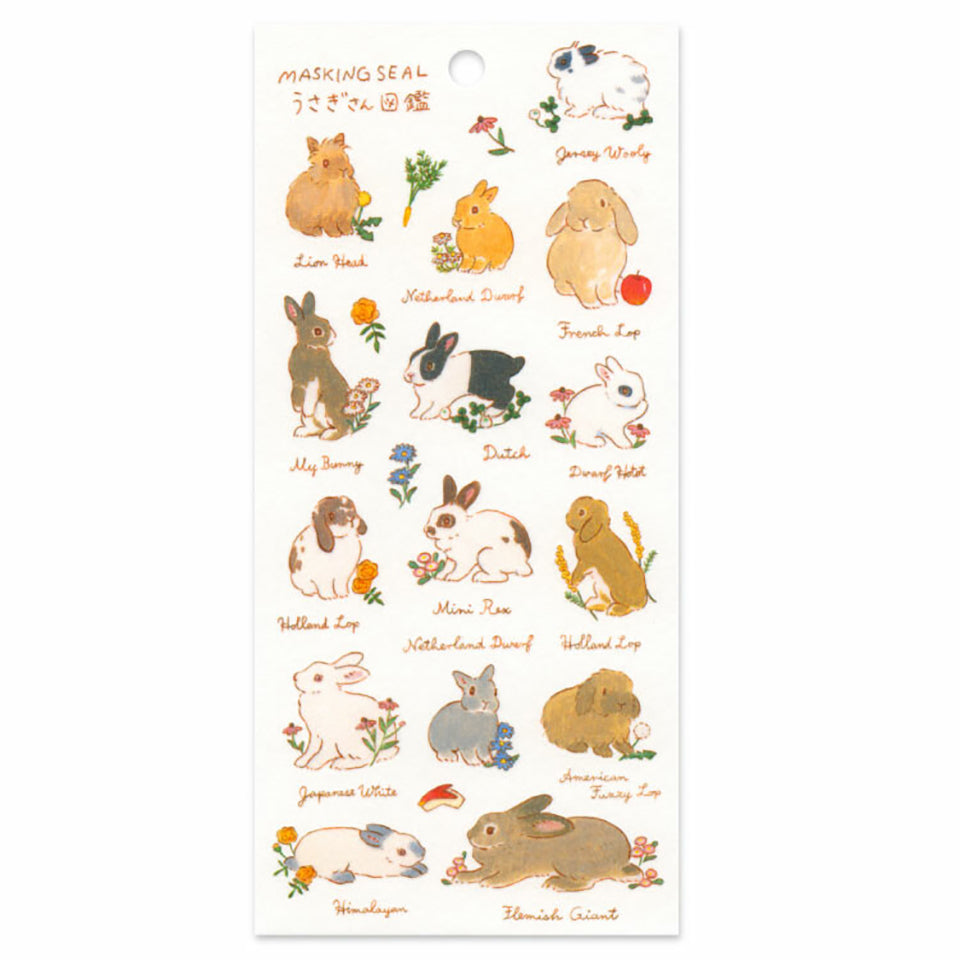 Rabbit Stickers - Spring Rabbits
