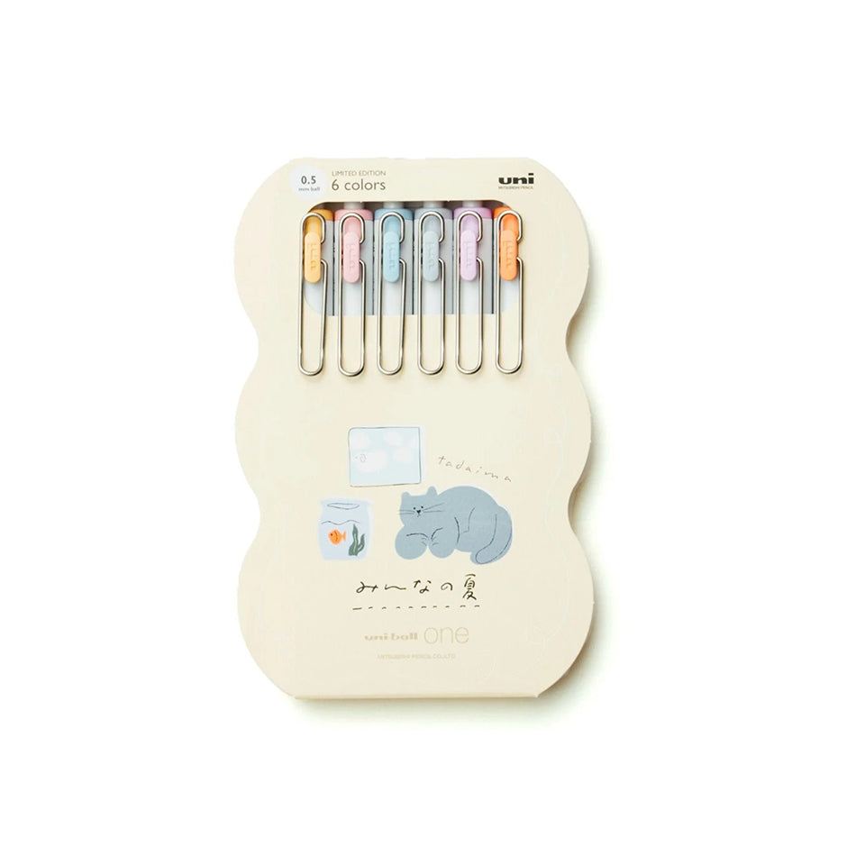 Uni-Ball One - Soft Colors Summer Edition - Limited Edition Gel Pens
