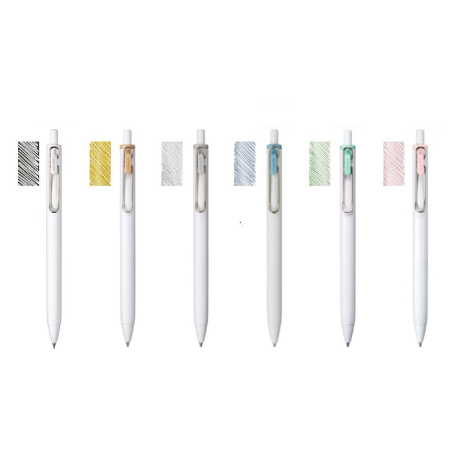 Uni-Ball One - Creative Color Collection (Metallic and Shimmer Inks) - Limited Edition Gel Pens Set of 3