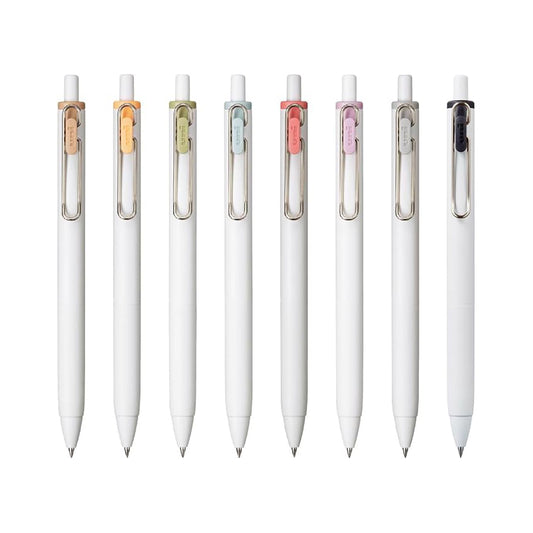 Uni-Ball One - Fika Color Edition - Limited Edition Gel Pens - .38 Set of Eight