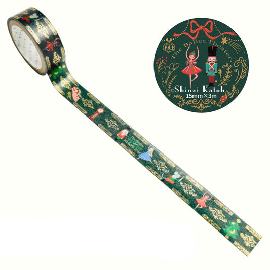 SEAL-DO Shinzi Katoh Washi Tape - The Ballet Theater - Nutcracker 1