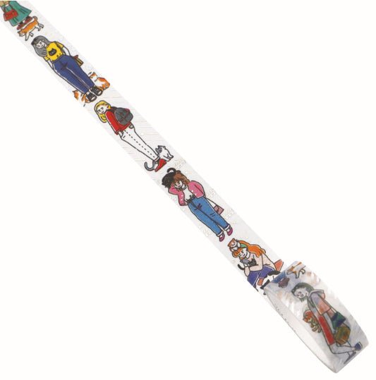 World Craft - Foil-Stamped Washi Tape - Life with Cats