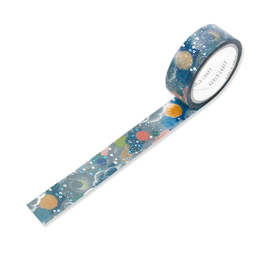 World Craft - Foil-Stamped Washi Tape - Planets
