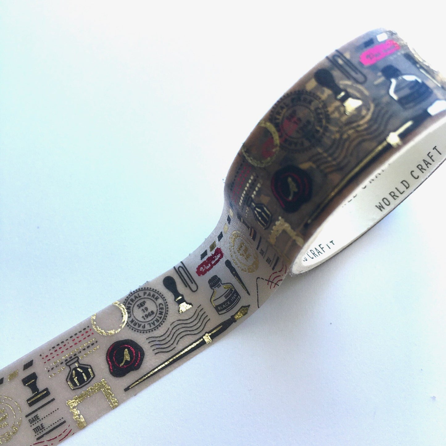 World Craft - Foil-Stamped Washi Tape - Stationery