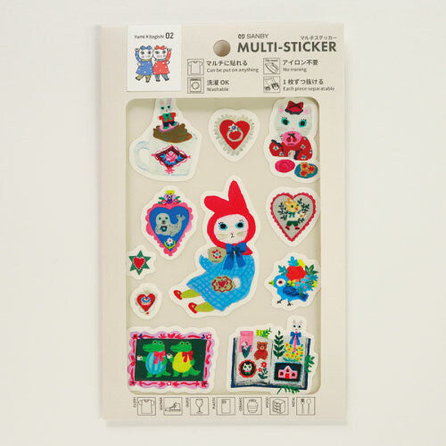 Sanby - Yumi Kitagishi Collaboration - Multi-Stickers - Tea Time
