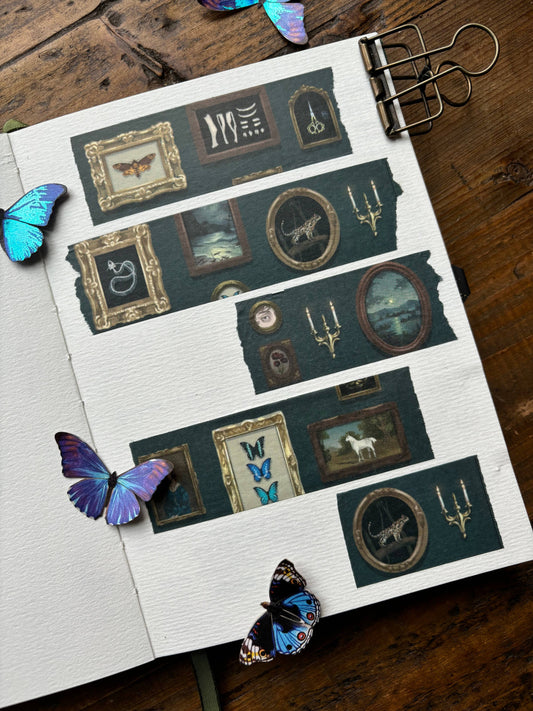 The Creeping Moon - Washi Tape - Gallery Wall