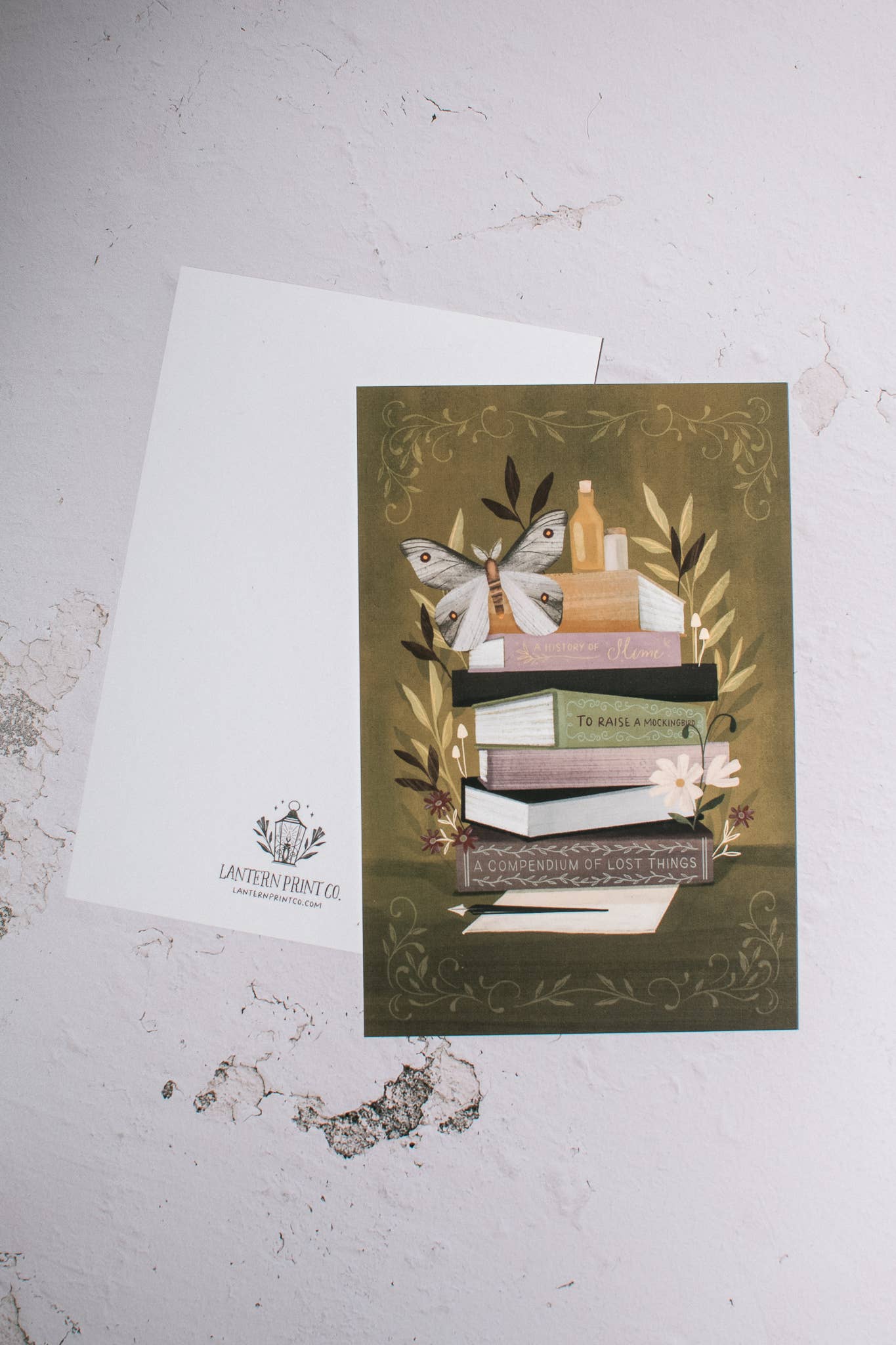 Lantern Print Co. - Postcard - Dark Academia
