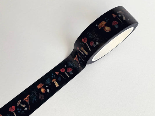Book Moth Press - Washi Tape - Mushrooms in Autumn