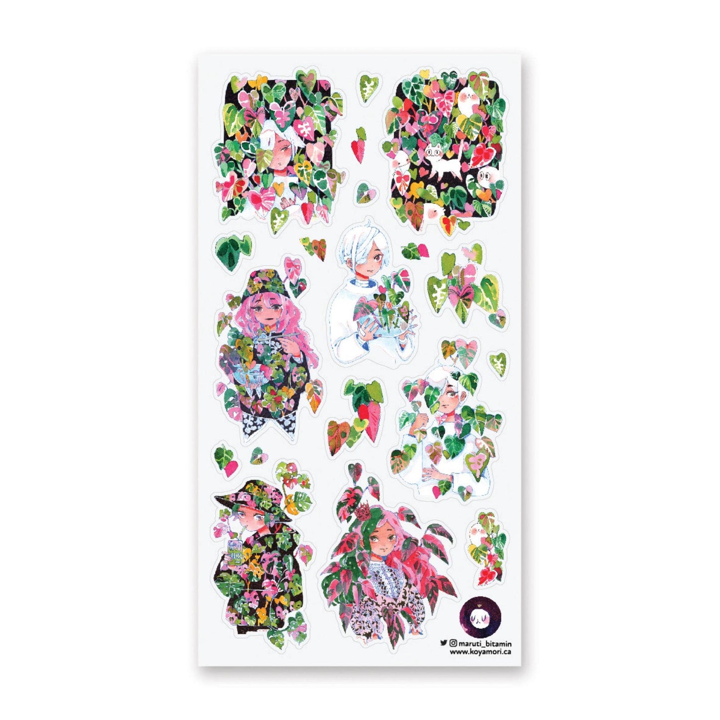 STICKII - Sticker Sheet - Maruti Bitamin - One With Nature