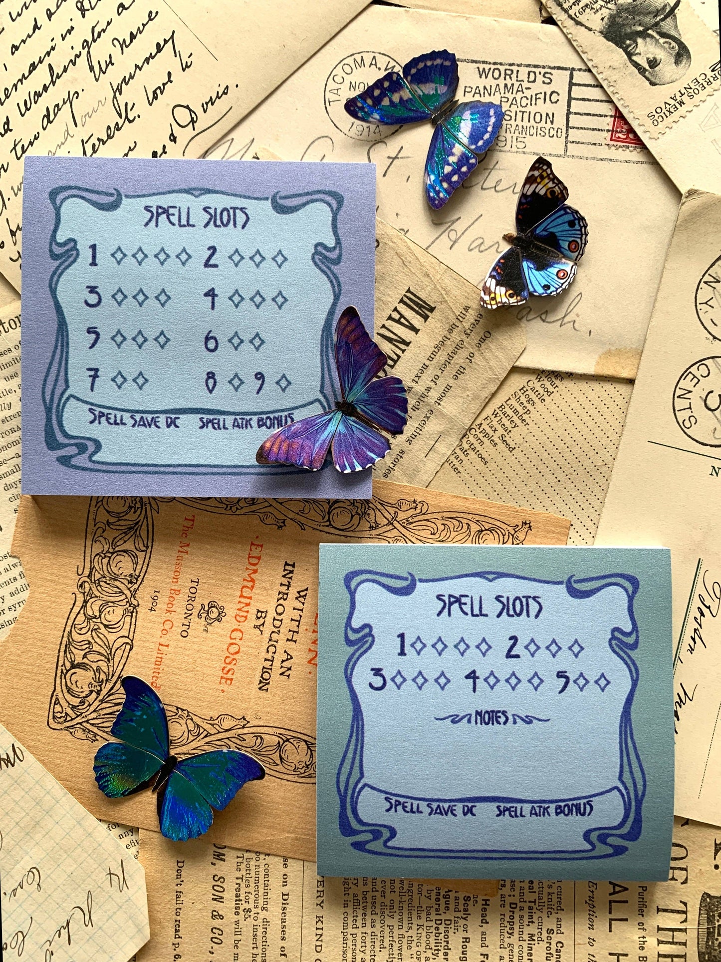 The Creeping Moon - Sticky Notes - Spell Slots - Full caster