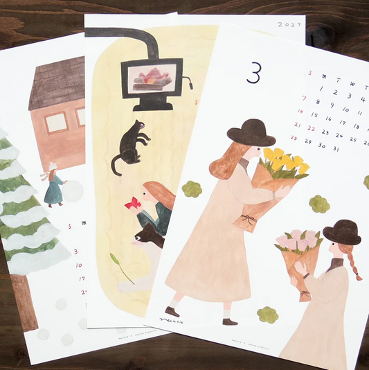 Cozyca x Necktie - 2027 Wall Calendar