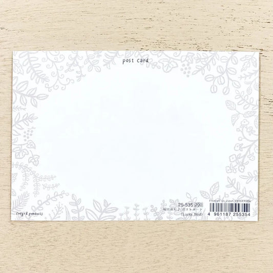 Cozyca - Foil-Stamped Postcard - Mariko Fukuoka - Lucky Bird