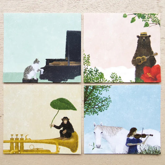 Cozyca - Block Memo Pad - Akira Kusaka - Humming