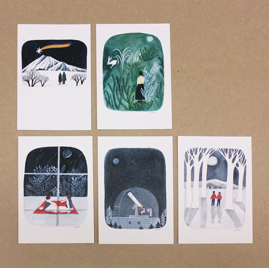 Cozyca - Postcard Book - Nishi Shuku - Scene