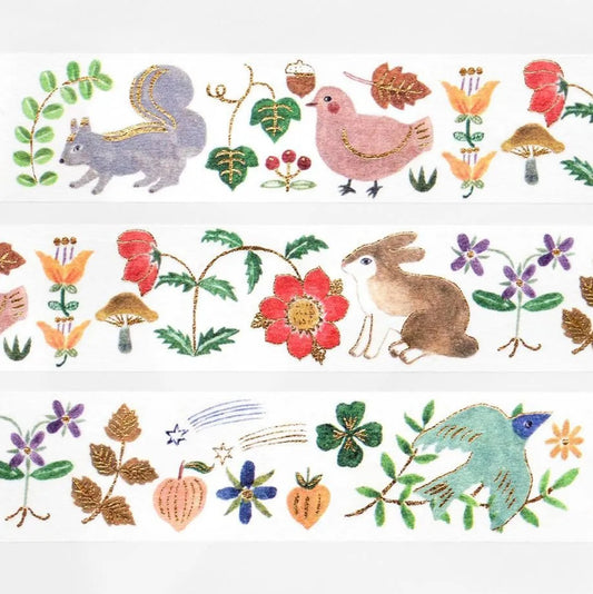 Cozyca - Foil-Stamped Washi Tape - Aiko Fukawa - Kusamura