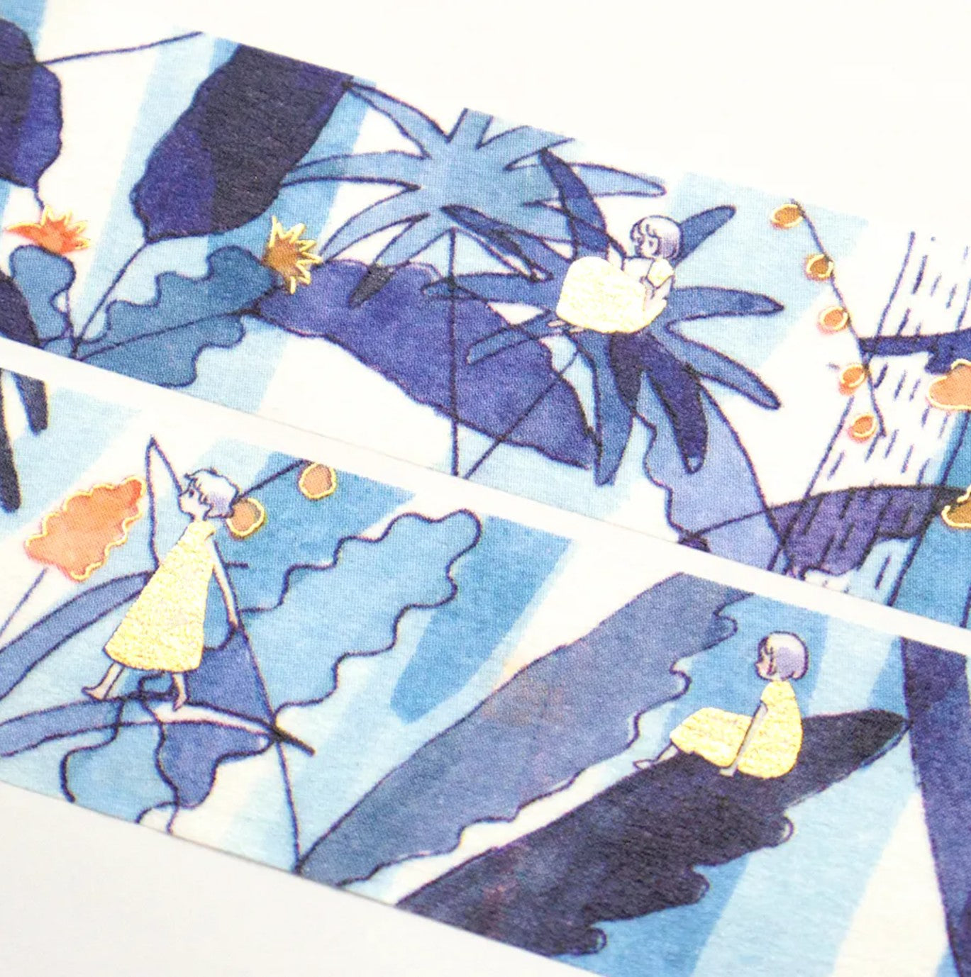 Cozyca - Foil-Stamped Washi Tape - Sayuri Fujimaki - Nettai