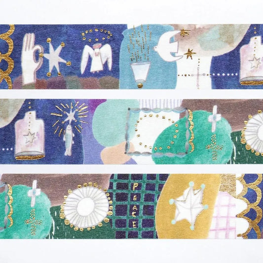 Cozyca - Foil-Stamped Washi Tape - Chihiro Sonoda - Inori to Hikari (Prayers and Hopes)