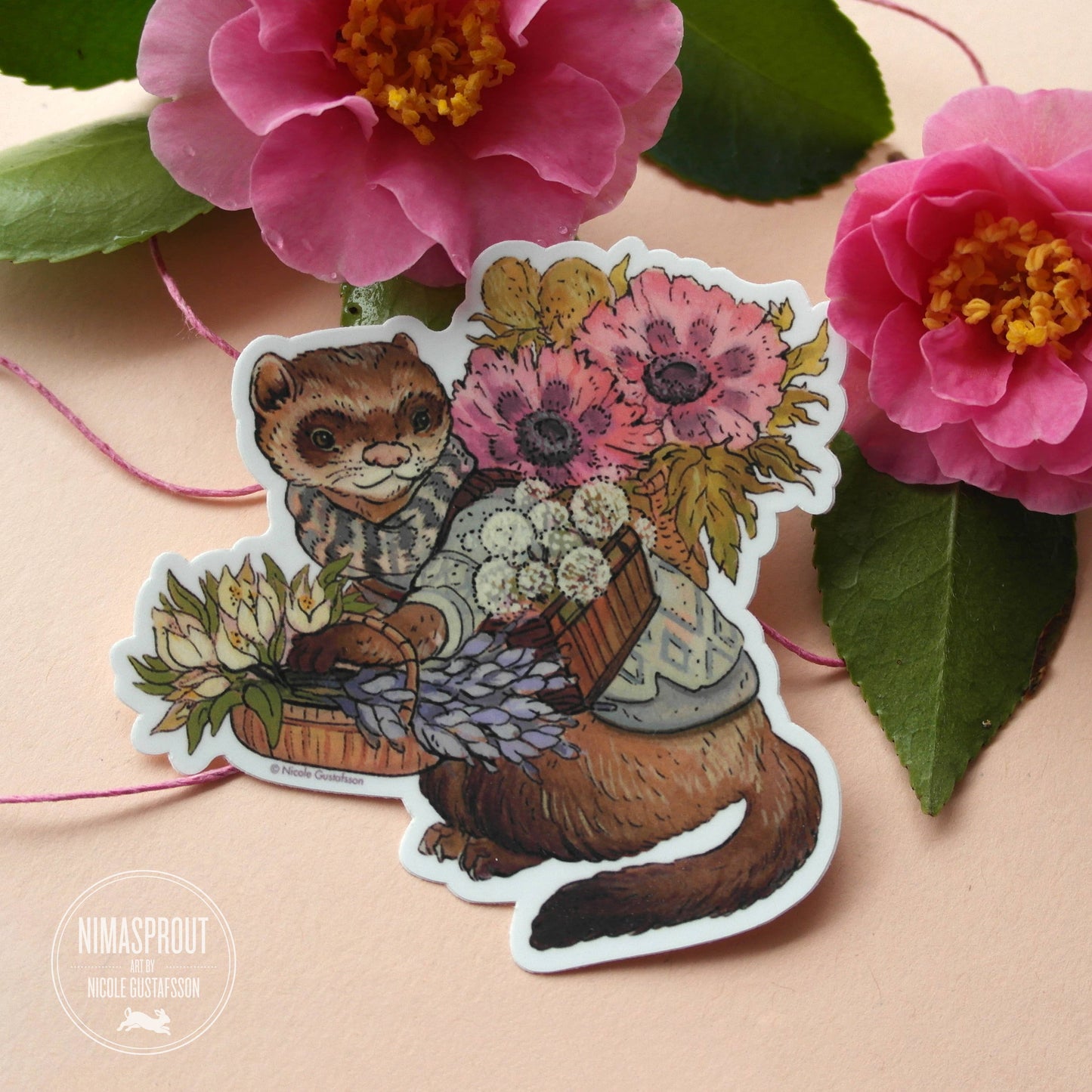 Nimasprout - Sticker - Ferret Florist