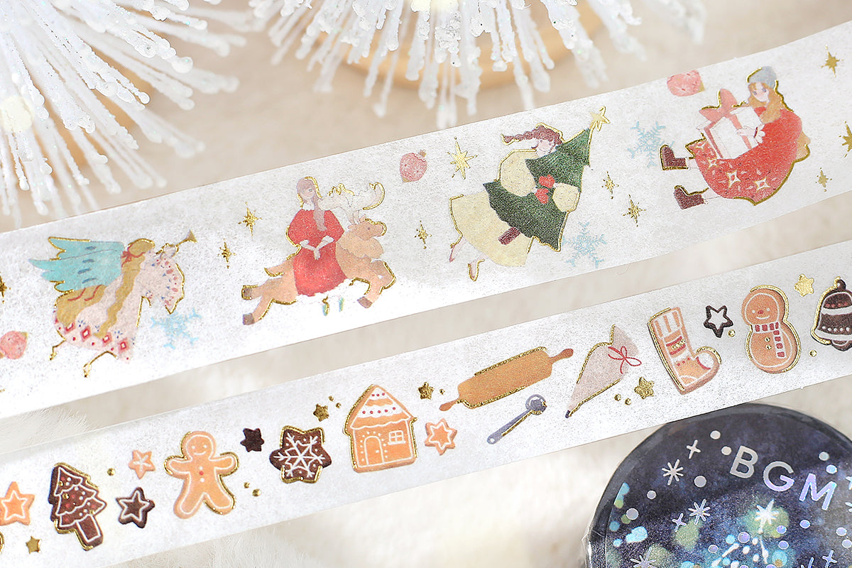BGM Washi Tape - Christmas Limited - Flying Girl