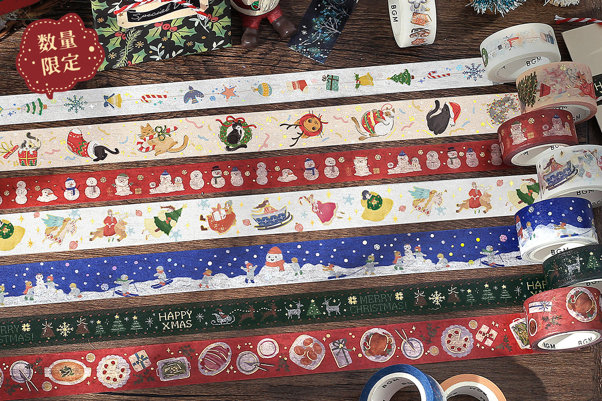 BGM Washi Tape - Christmas Limited - Flying Girl