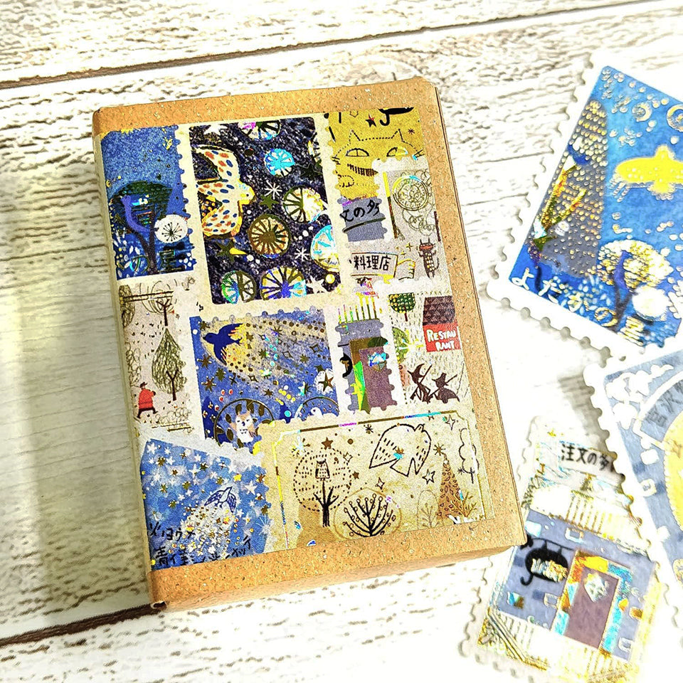 SEAL-DO - Shinzi Katoh - Magic Lantern Museum Flake Stickers - The Nighthawk Star