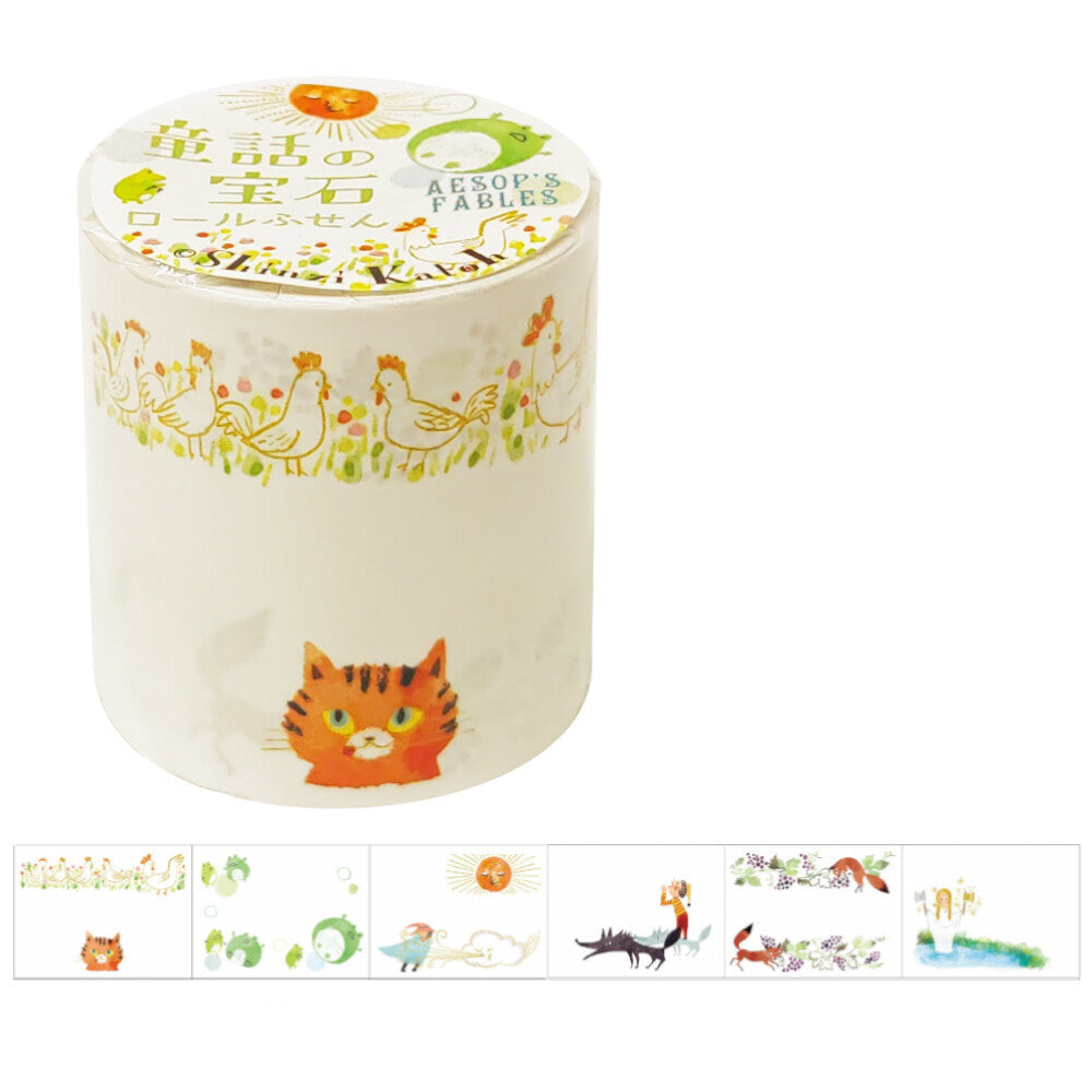 SEAL-DO Shinzi Katoh Sticky Notes Roll - Aesop's Fables