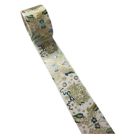 SEAL-DO Shinzi Katoh - 27mm Wide Washi Tape - Flower and Butterfly