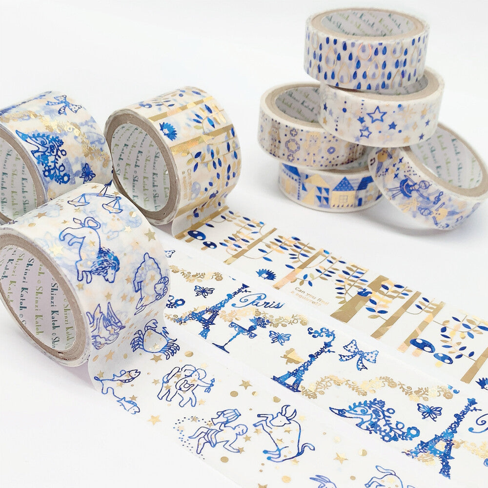 SEAL-DO Shinzi Katoh - 27mm Wide Washi Tape - Eiffel Tower in Paris