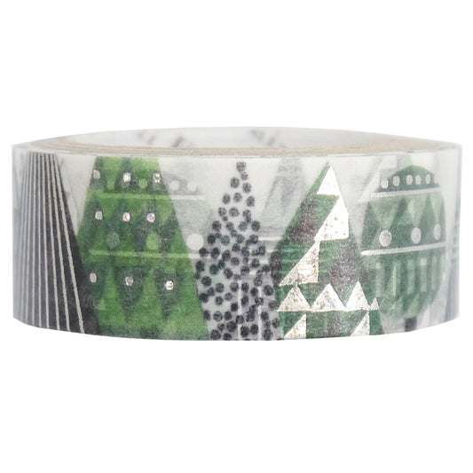 SEAL-DO Shinzi Katoh Washi Tape - Silver Forest