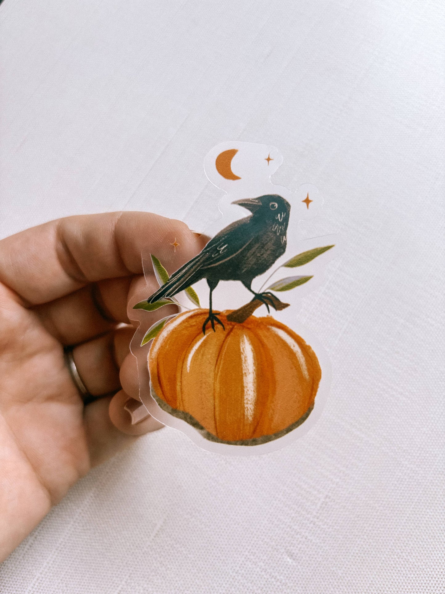 Lantern Print Co. - Vinyl Sticker - Harbinger Crow