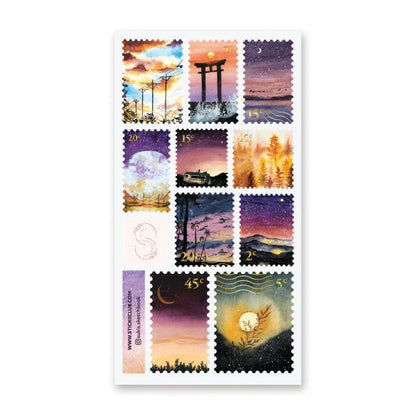 STICKII - Sticker sheet - Suki's Sketchbook - After Sundown Stamps
