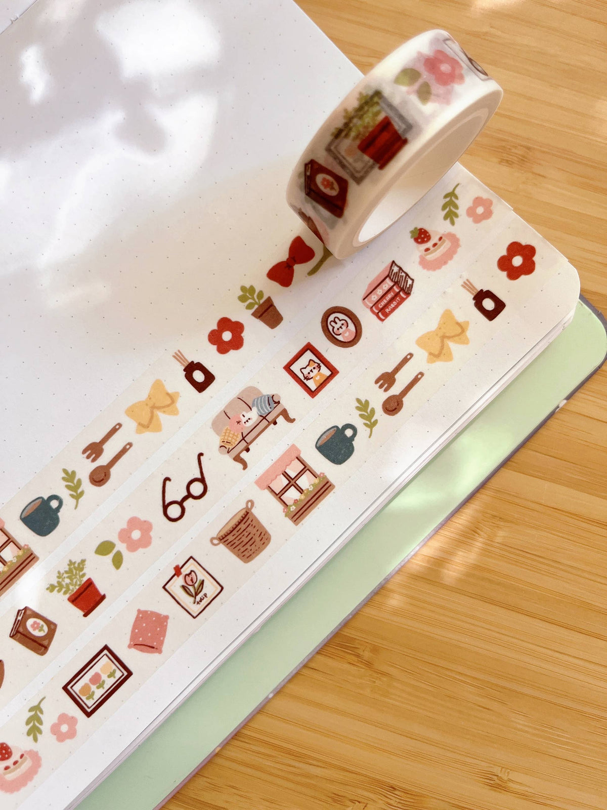 Cherry Rabbit - Washi Tape - A Cozy Home