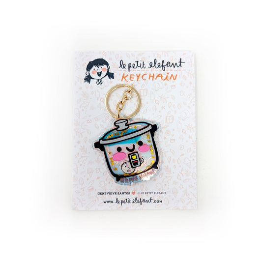 Le Petit Elefant - Keychain - Shaker Rice Cooker