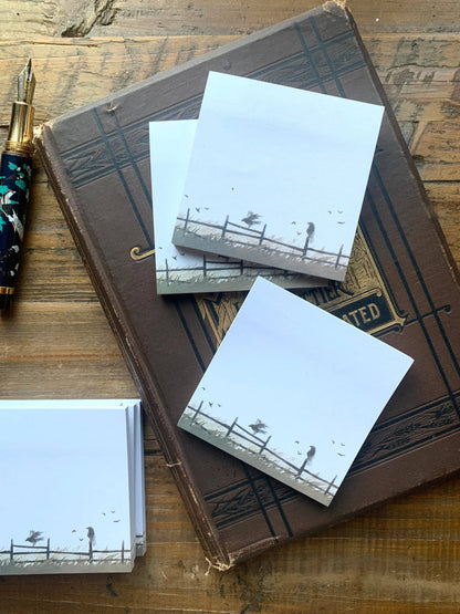 The Creeping Moon - Sticky Notes - Harvest Crows