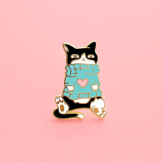 Shoal - Enamel Pin - Loki Cat - Sweater Weather