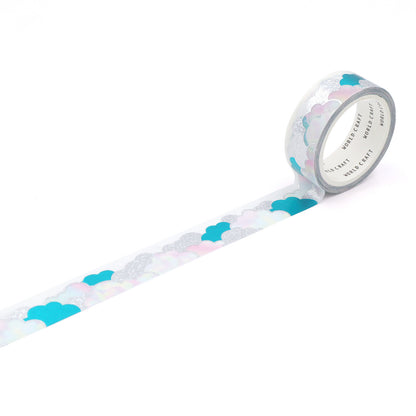 World Craft - Foil-Stamped Washi Tape - Cotton Candy