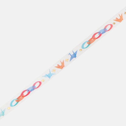 BGM Slim Washi Tape - Thousand Little Cranes
