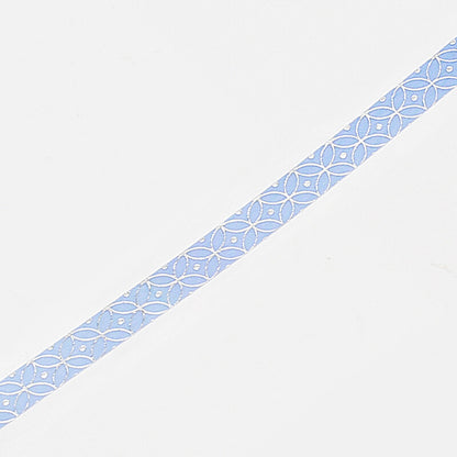 BGM - 5mm Slim Washi Tape - Blue Circle Pattern